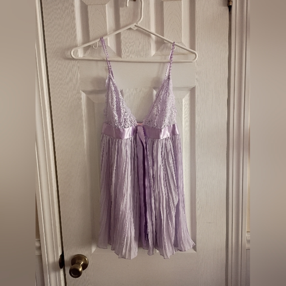 NWOT Vintage Victoria's Secret Lavender Nightgown And Panties Set Size Medium